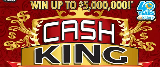 Cash King California scratcher ticket