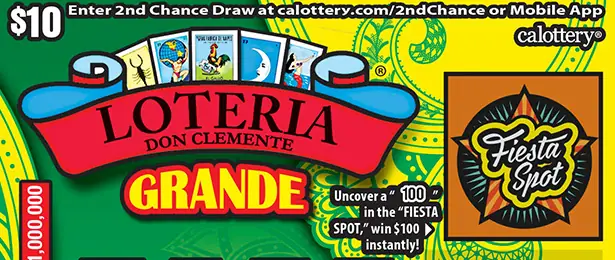 LOTERIA™ Grande California scratcher ticket