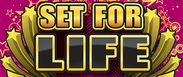 Set for Life California scratcher ticket