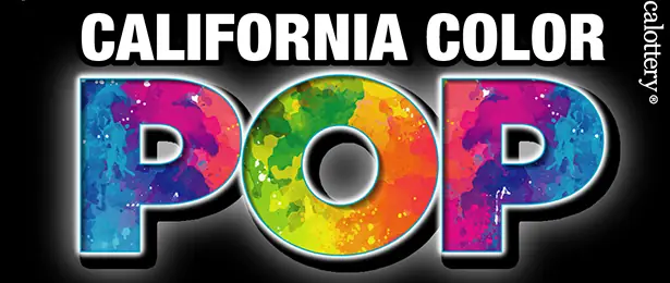 California Color Pop California scratcher ticket