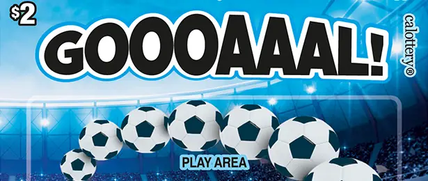 GOOOAAAL! California scratcher ticket