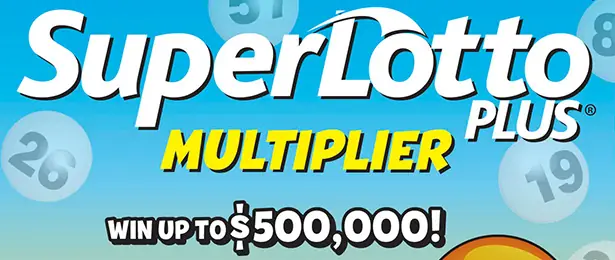 SuperLotto Plus® Multiplier California scratcher ticket