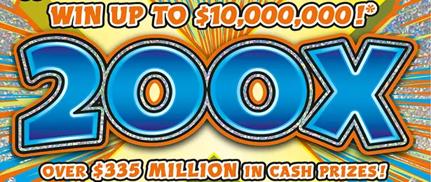 200X California scratcher ticket