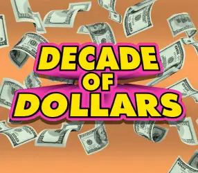 Decade of Dollars Colorado scratch game ticket