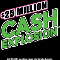 $25 Million Cash Explosion® Colorado scratch game ticket