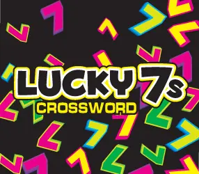 LUCKY 7s CROSSWORD Colorado scratch game ticket