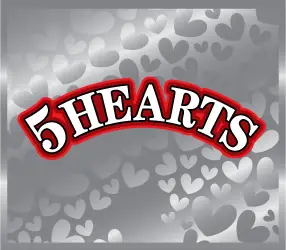 5 HEARTS Colorado scratch game ticket
