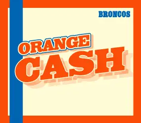 ORANGE CASH Colorado scratch game ticket