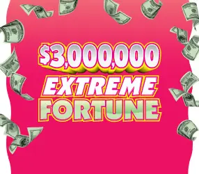 $3,000,000 EXTREME FORTUNE Colorado scratch game ticket