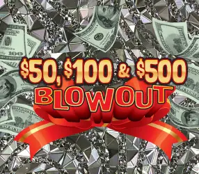 $50, $100 & $500 BLOWOUT Colorado scratch game ticket