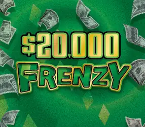 $20,000 FRENZY Colorado scratch game ticket