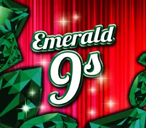EMERALD 9s Colorado scratch game ticket