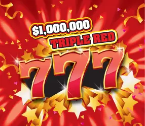TRIPLE RED 777 Colorado scratch game ticket