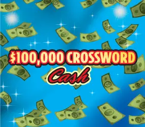 CROSSWORD CASH Colorado scratch game ticket
