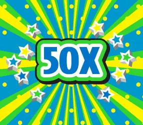 50X Colorado scratch game ticket