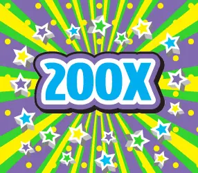 200X Colorado scratch game ticket