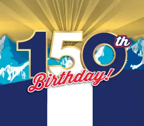 150th BIRTHDAY! Colorado scratch game ticket