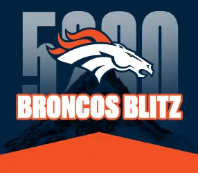 BRONCOS BLITZ Colorado scratch game ticket