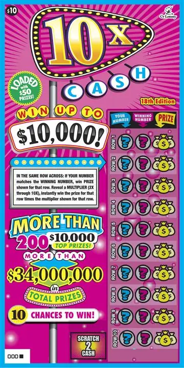 10X CASH 18TH EDITION Connecticut scratch game ticket