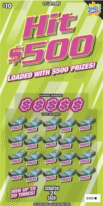 HIT $500 Connecticut scratch game ticket