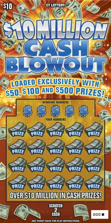 $10 MILLION CASH BLOWOUT Connecticut scratch game ticket