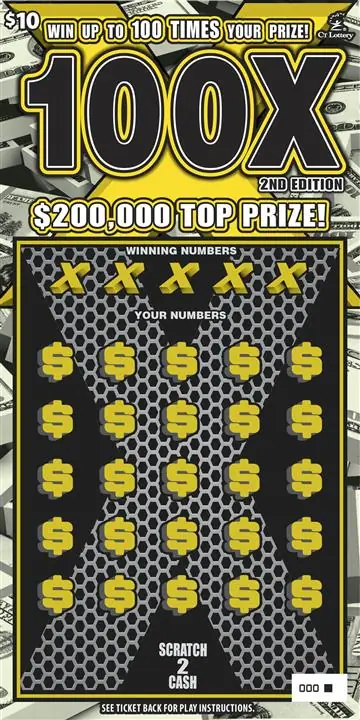 100X 2ND EDITION Connecticut scratch game ticket