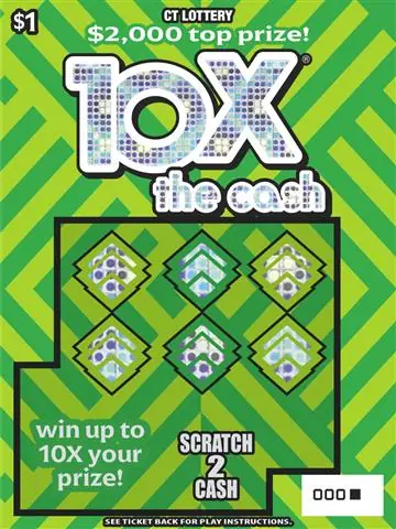 10X THE CASH Connecticut scratch game ticket