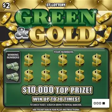 GREEN & GOLD Connecticut scratch game ticket