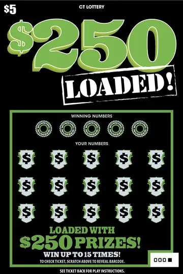 $250 LOADED! Connecticut scratch game ticket