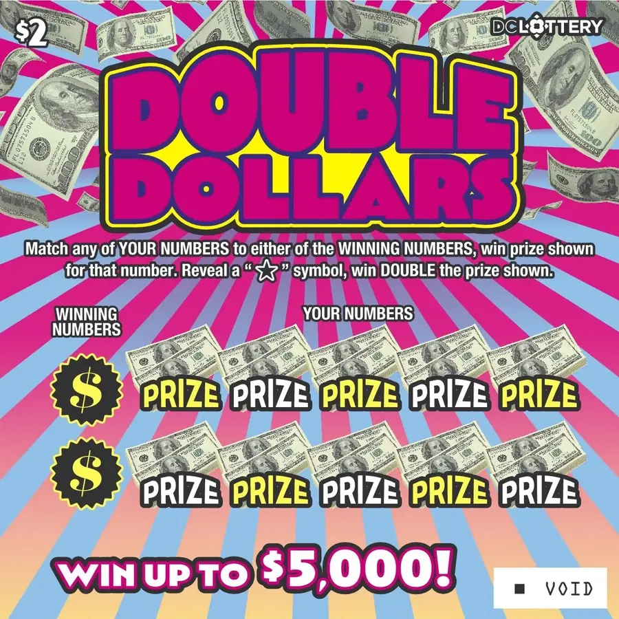 Double Dollars District of Columbia scratcher ticket