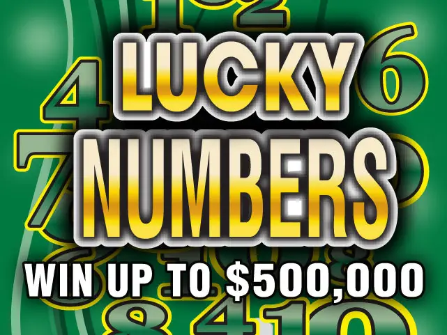 Lucky Numbers Florida scratch-off ticket
