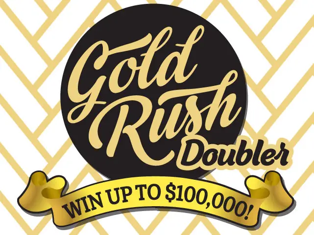 $2 Gold Rush Doubler Florida scratch-off ticket