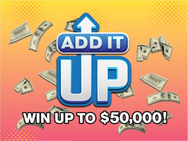 Add It Up Florida scratch-off ticket