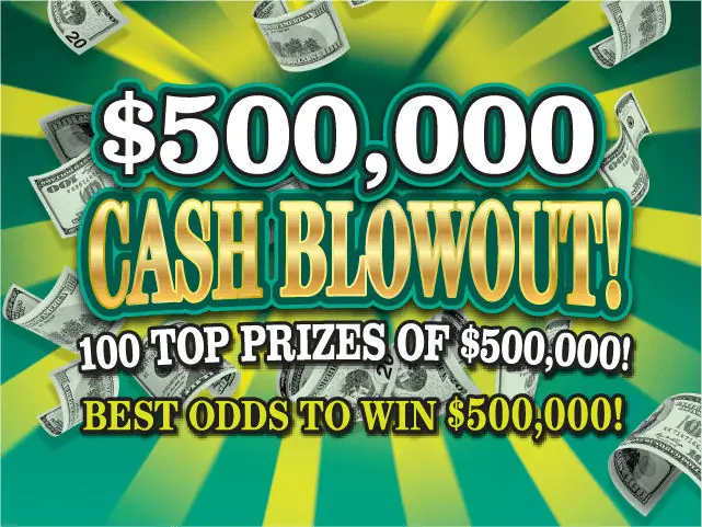 $500,000 CASH BLOWOUT! Florida scratch-off ticket