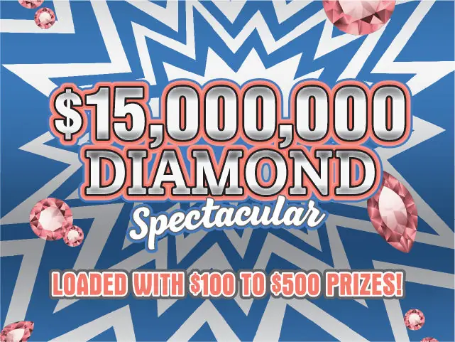 $15,000,000 DIAMOND SPECTACULAR Florida scratch-off ticket
