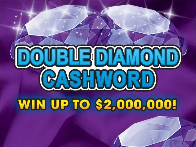 DOUBLE DIAMOND CASHWORD Florida scratch-off ticket