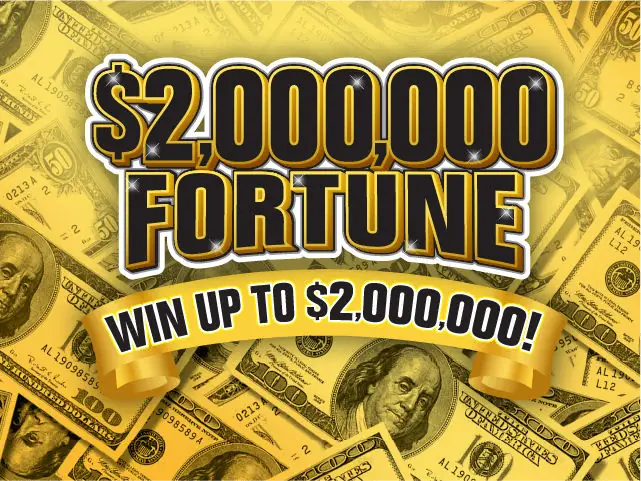 $2,000,000 Fortune Florida scratch-off ticket
