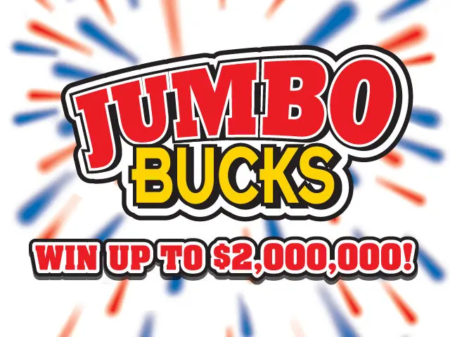 JUMBO BUCKS Florida scratch-off ticket