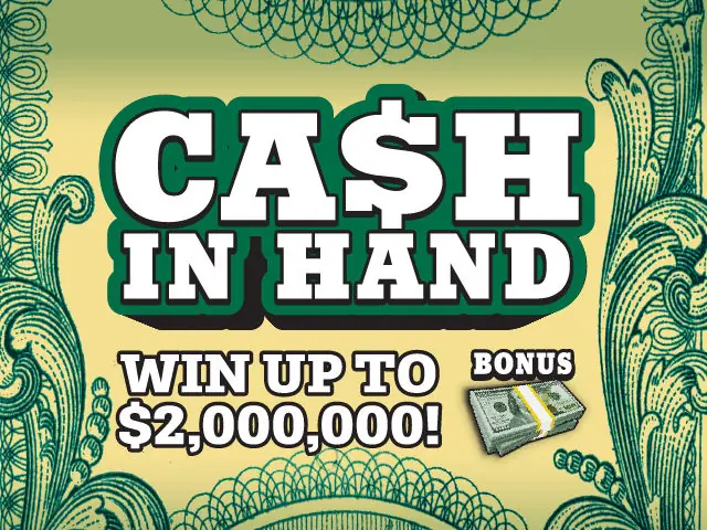 CA$H IN HAND Florida scratch-off ticket