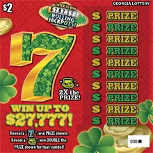 7 SERIES Georgia scratcher ticket
