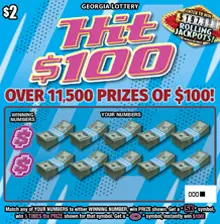 Hit $100 Georgia scratcher ticket