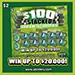 $100 Stacked Iowa scratch game ticket