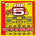 Fab 5s Iowa scratch game ticket