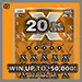 20X The Cash Iowa scratch game ticket