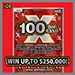 100X The Cash Iowa scratch game ticket