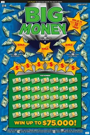 Big Money Super Ticket Kansas scratch ticket ticket