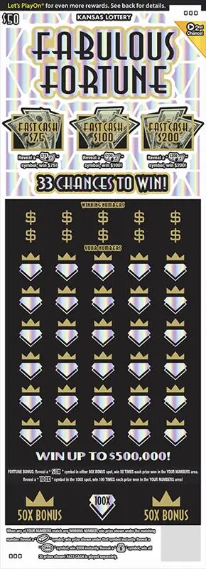Fabulous Fortune Kansas scratch ticket ticket