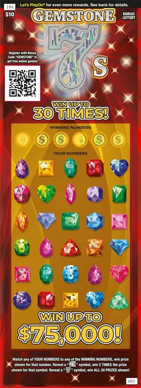 Gemstone 7s Kansas scratch ticket ticket