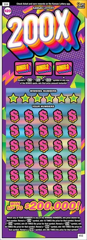200x Kansas scratch ticket ticket