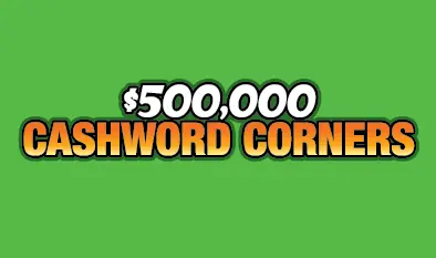 $500,000 CASHWORD CORNERS Massachusetts scratch ticket ticket